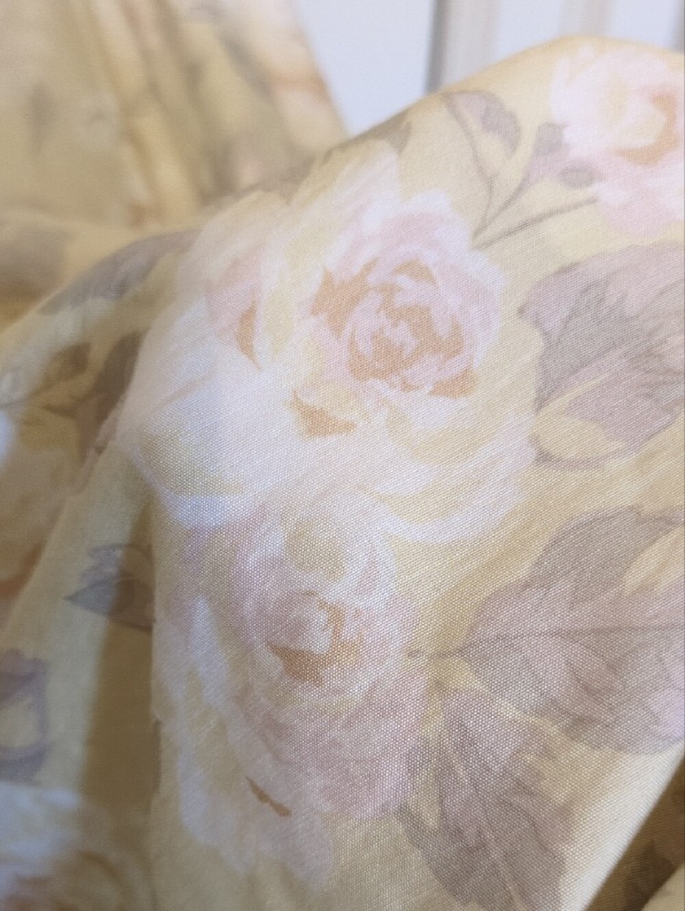 Women's Cream Floral Maxi Dress - Picture 9 of 13